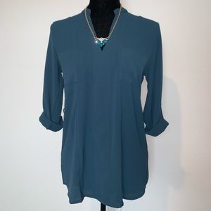 Turquoise Blouse